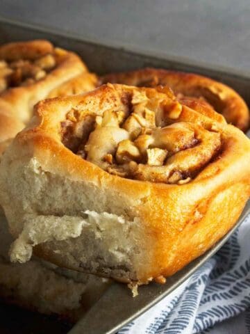 apple pie filled cinnamon rolls.