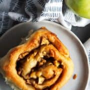 apple pie filled cinnamon rolls.