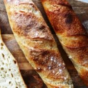 bread made with a biga starter.