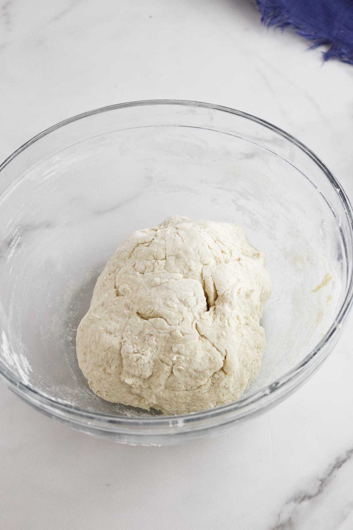 ball of naan dough.
