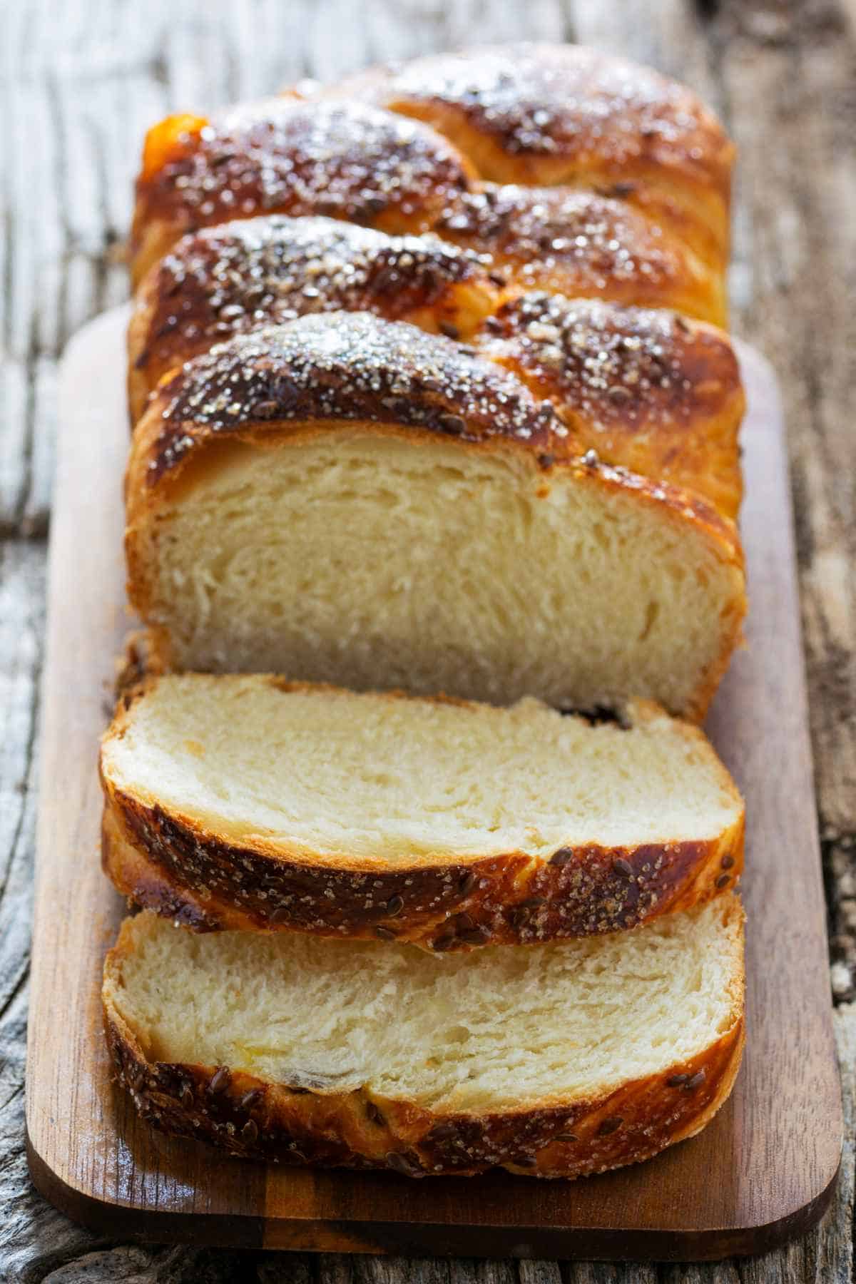 German butterbrot bread made with a sponge.