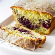 lemon blackberry loaf bread.